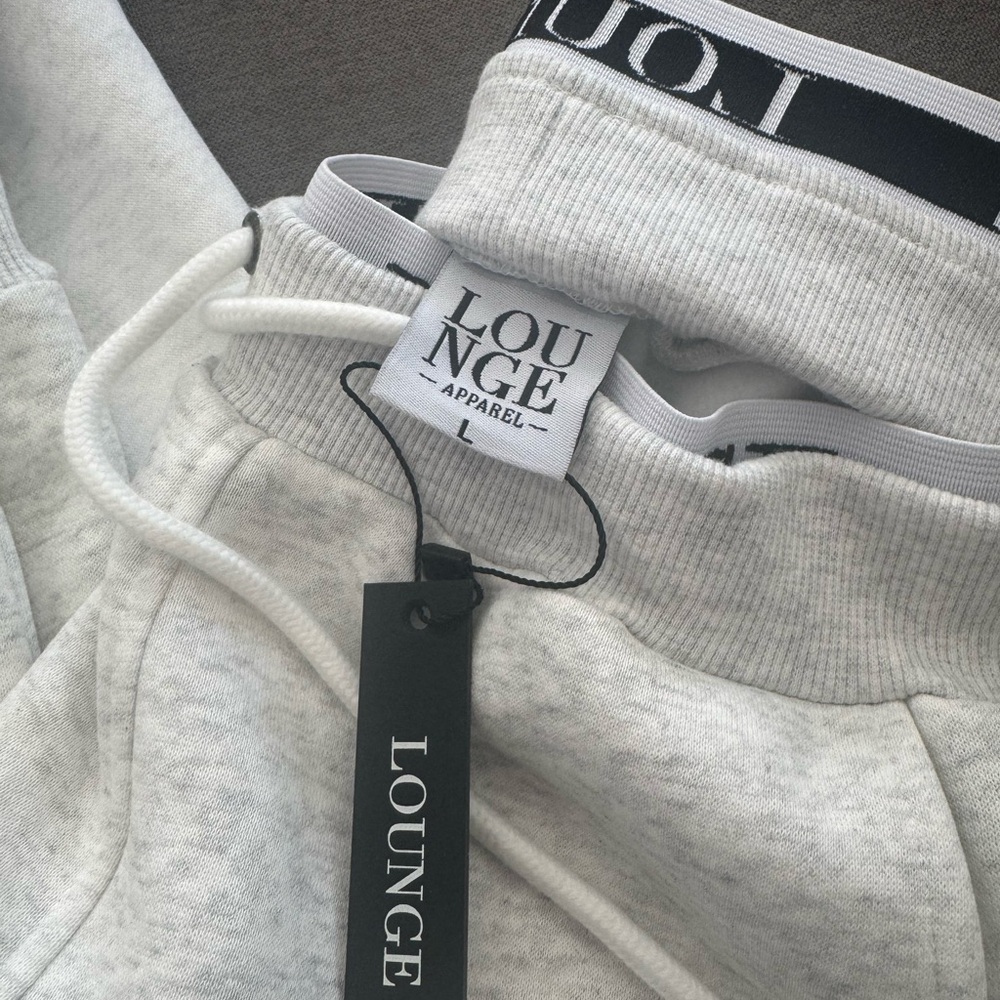 Lounge Women's Light Gray Hoodie & Sweatpants Set - Picture 3 of 7